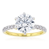 Luminesce Lab Grown 2.50 Carat Diamond Ring in 9ct Yellow Gold