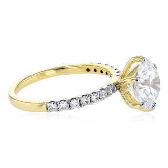 Luminesce Lab Grown 2.50 Carat Diamond Ring in 9ct Yellow Gold