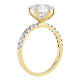 Luminesce Lab Grown 2.50 Carat Diamond Ring in 9ct Yellow Gold