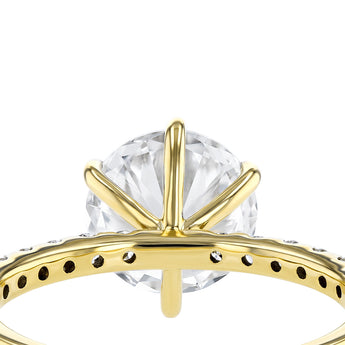 Luminesce Lab Grown 2.50 Carat Diamond Ring in 9ct Yellow Gold