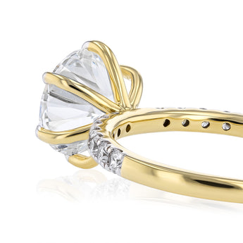 Luminesce Lab Grown 2.50 Carat Diamond Ring in 9ct Yellow Gold