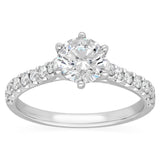 Luminesce Lab Grown 1 Carat Diamond Ring in 9ct White Gold