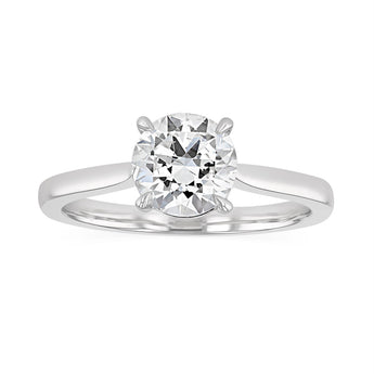 Luminesce Lab Grown 1.50 Carat Diamond Solitaire Ring in Sterling Silver