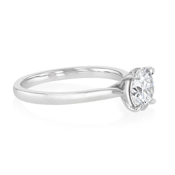 Luminesce Lab Grown 1.50 Carat Diamond Solitaire Ring in Sterling Silver