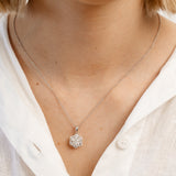 Luminesce Lab Grown 1.50 Carat Diamond Pendant on Chain in Sterling Silver