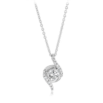Luminesce Lab Grown 1/3 Carat Diamond Pendant in Sterling Silver
