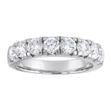 Luminesce Lab Grown 2 Carat Diamond Eternity Ring in Sterling Silver