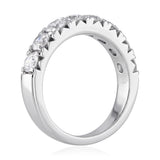Luminesce Lab Grown 2 Carat Diamond Eternity Ring in Sterling Silver