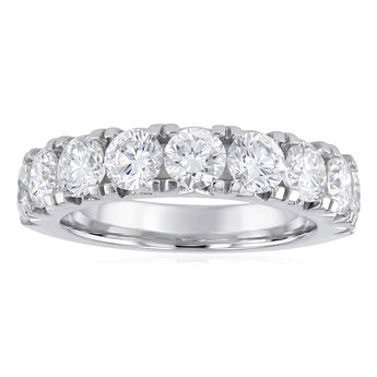 Luminesce Lab Grown 3 Carat Diamond Eternity Ring in Sterling Silver