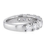 Luminesce Lab Grown 3 Carat Diamond Eternity Ring in Sterling Silver