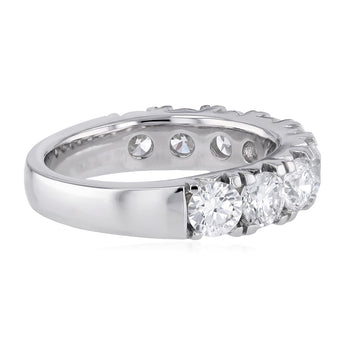 Luminesce Lab Grown 3 Carat Diamond Eternity Ring in Sterling Silver