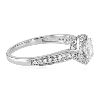 Luminesce Lab Grown 1/3 Carat Diamond Pendant in Sterling Silver