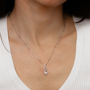 Luminesce Lab Grown 1/3 Carat Diamond Pendant in Sterling Silver