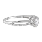 Luminesce Lab Grown 1/2 Carat Diamond Ring in Sterling Silver