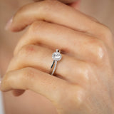 Luminesce Lab Grown 1/2 Carat Diamond Ring in Sterling Silver