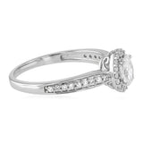 Luminesce Lab Grown 0.62 Carat Diamond Ring in Sterling Silver