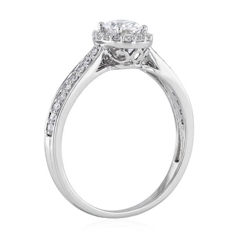 Luminesce Lab Grown 0.62 Carat Diamond Ring in Sterling Silver