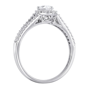 Luminesce Lab Grown 3/4 Carat Diamond Ring in Sterling Silver