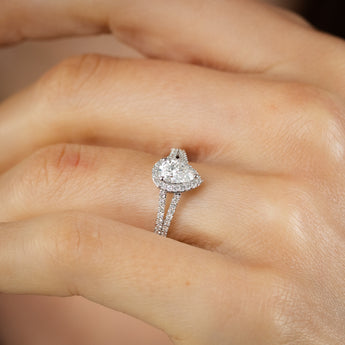 Luminesce Lab Grown 3/4 Carat Diamond Ring in Sterling Silver