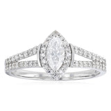 Luminesce Lab Grown 0.62 Carat Diamond Ring in Sterling Silver