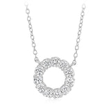 Luminesce Lab Grown 1/2 Carat Diamond Pendant in Sterling Silver