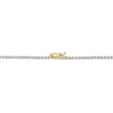 Luminesce Lab Grown 6 Carat Diamond Tennis Necklace in 9ct Yellow Gold