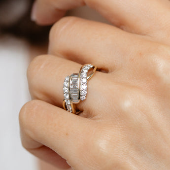 Luminesce Lab Grown 3/4 Carat Diamond Ring in 9ct Yellow Gold