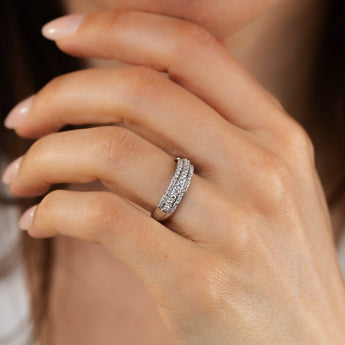 Luminesce Lab Grown 1/2 Carat Diamond RIng in 9ct White Gold