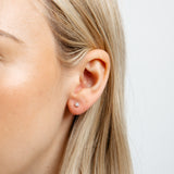 Luminesce Lab Grown 1/3 Carat Diamond Stud Earrings & Penndant on 45cm Chain Set in 9ct White Gold