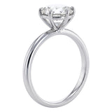 Luminesce Lab Grown 1.70 Carat Diamond Solitaire Ring in Sterling Silver
