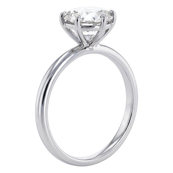 Luminesce Lab Grown 1.70 Carat Diamond Solitaire Ring in Sterling Silver