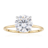 Luminesce Lab Grown 2 Carat Diamond Solitaire Ring in 9ct Yellow Gold