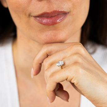 Luminesce Lab Grown 2 Carat Diamond Oval Solitaire in 9ct Yellow Gold