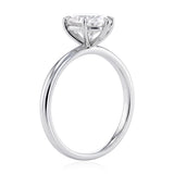 Luminesce Lab Grown 1.70 Carat Diamond Oval Solitaire in Sterling Silver