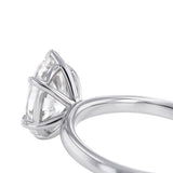 Luminesce Lab Grown 1.70 Carat Diamond Oval Solitaire in Sterling Silver