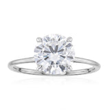 Lumiensce Lab Grown 2 Carat Diamond Solitaire Ring in 9ct White Gold
