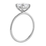 Lumiensce Lab Grown 2 Carat Diamond Solitaire Ring in 9ct White Gold