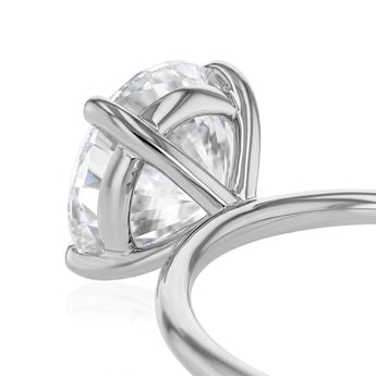Lumiensce Lab Grown 2 Carat Diamond Solitaire Ring in 9ct White Gold