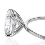 Lumiensce Lab Grown 2 Carat Diamond Solitaire Ring in 9ct White Gold