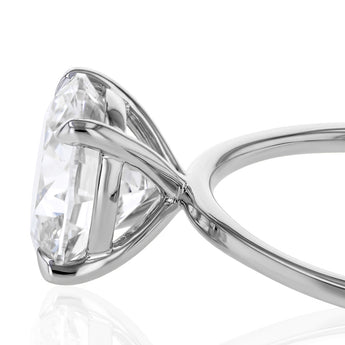 Lumiensce Lab Grown 2 Carat Diamond Solitaire Ring in 9ct White Gold