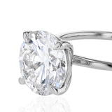 Lumiensce Lab Grown 2 Carat Diamond Solitaire Ring in 9ct White Gold