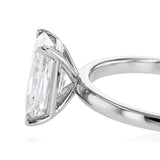 Luminesce Lab Grown 1.70 Carat Diamond Radiant Solitaire Ring in Sterling Silver