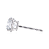 Luminesce Lab Grown 2 Carat Diamond Solitaire Stud Earrings in Sterling Silver