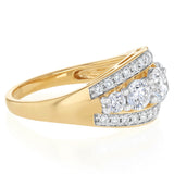 Luminesce Lab Grown 1.30 Carat Diamond Ring in 9ct Yellow Gold
