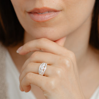Luminesce Lab Grown 1.30 Carat Diamond Ring in 9ct Yellow Gold