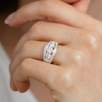 Luminesce Lab Grown 1.30 Carat Diamond Ring in 9ct Yellow Gold