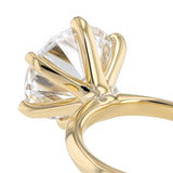 Luminesce Lab Grown 8 Carat Diamond Brilliant Solitaire Ring in 9ct Yellow Gold