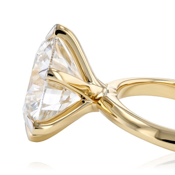 Luminesce Lab Grown 8 Carat Diamond Brilliant Solitaire Ring in 9ct Yellow Gold