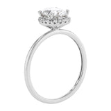 Luminesce Lab Grown 1.10 Carat Diamond Oval Ring in Sterling Silver