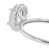Luminesce Lab Grown 1.10 Carat Diamond Oval Ring in Sterling Silver